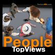 People Top Views - Personnages Vue d'oiseau - texture
